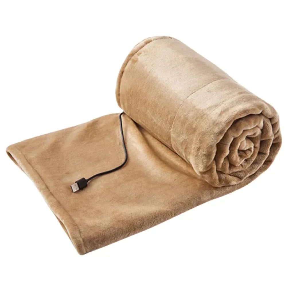 BowLift | ElectricCuddle USB Heated Fleece Blanket – Portable & Adjustable