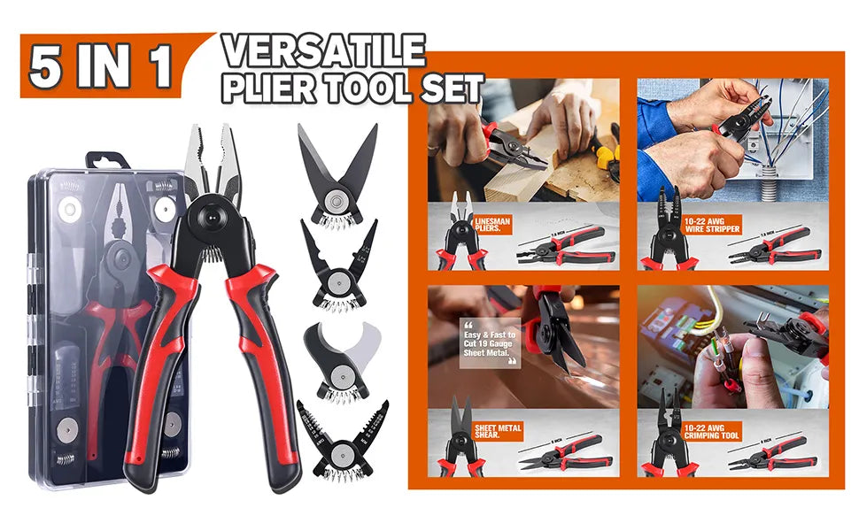 BowLift | 5 IN1 Multifunctional Replaceable Wire Stripper