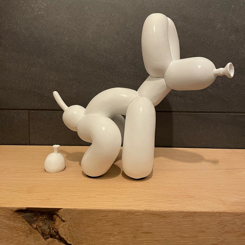BowLift | Balloon Dog Sculpture, Balloon Art Statue, Mini Collectible Figurine, Home Decoration, Resin Figure, Desk Accessories, Room Decoration