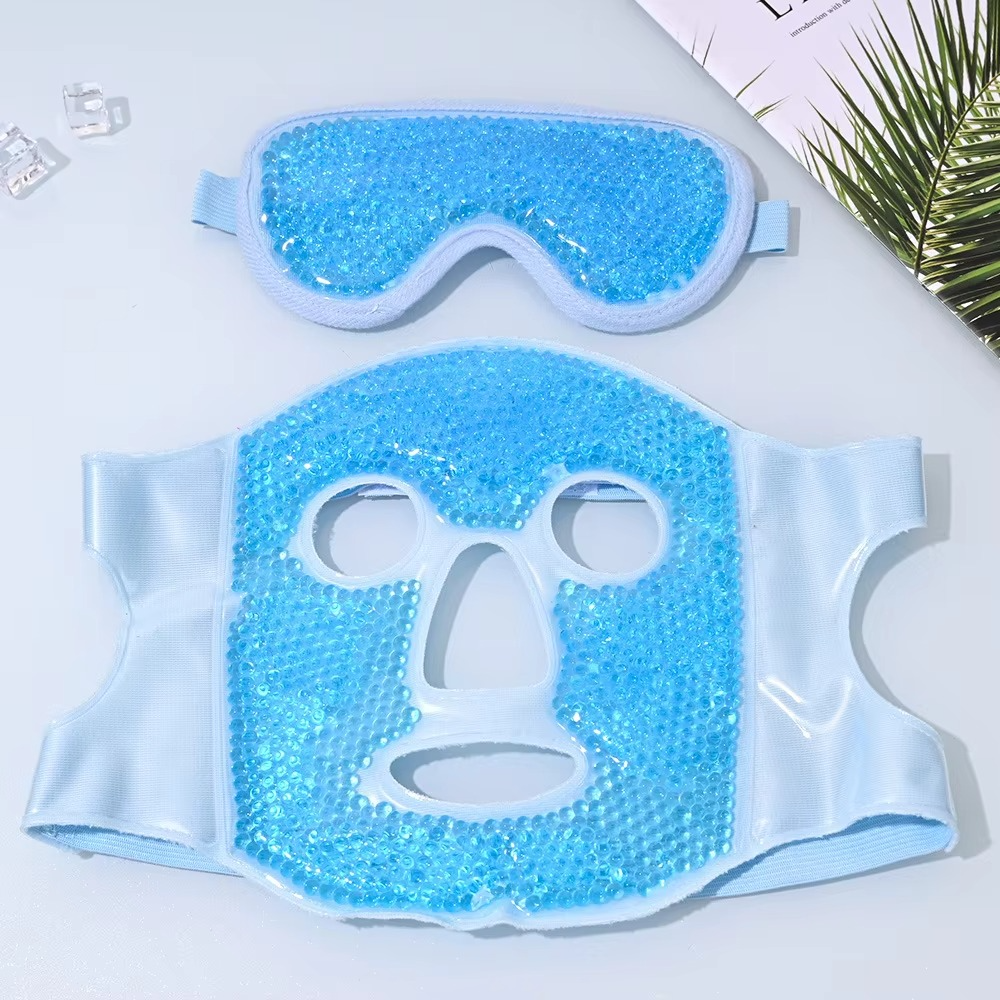 BowLift | Cold and Hot Therapy Full Face Gel Bead Mask with Eye Compress