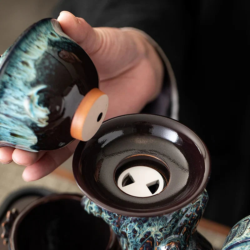 BowLift | Rotating Handcrafted Tea Ceremony Set