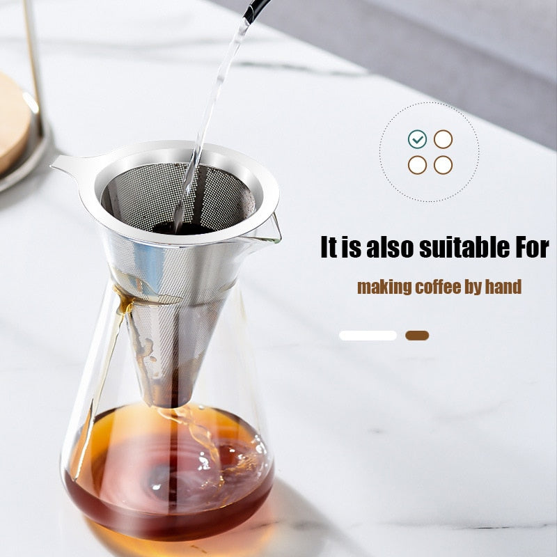 BowLift | Vintage Art Brew Glass Reusable Drip Coffee Pot