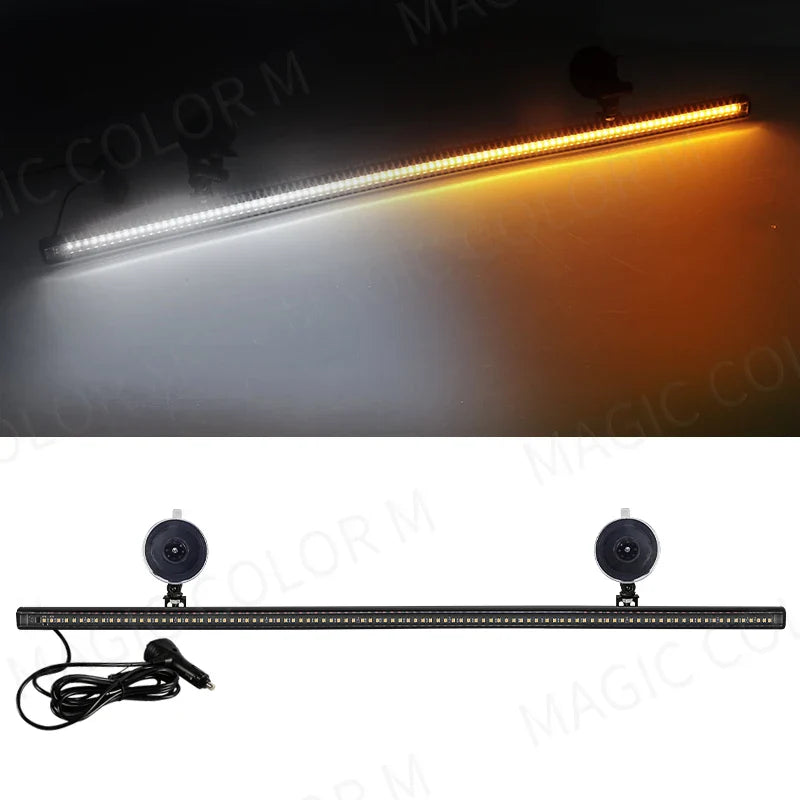 BowLift | 96 LED Strobe Light Bar – Veyra – (Car Emergency Warning)