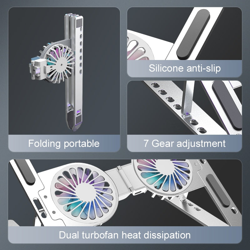 BowLift | Cooling Fan Laptop Stand