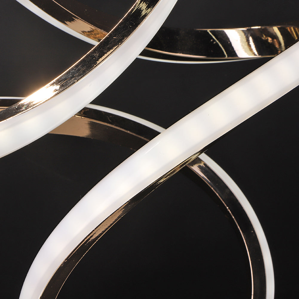 BowLift | InfinityGlow – LED Spiral Table Lamp with Endless Design