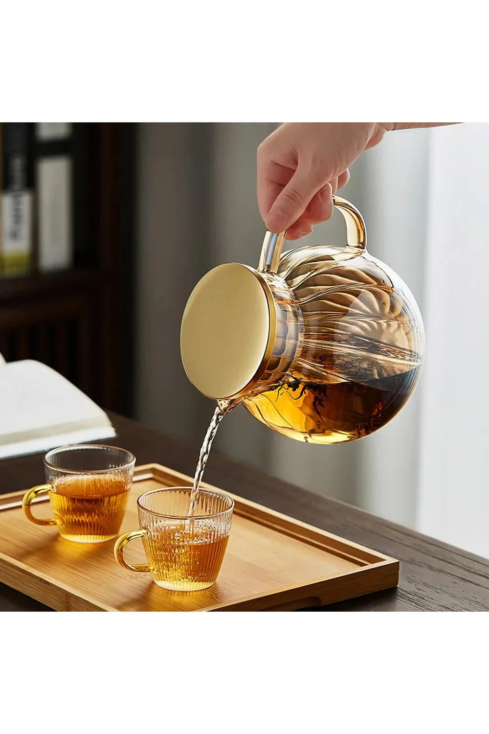 BowLift | Glass Teapot Infuser Set