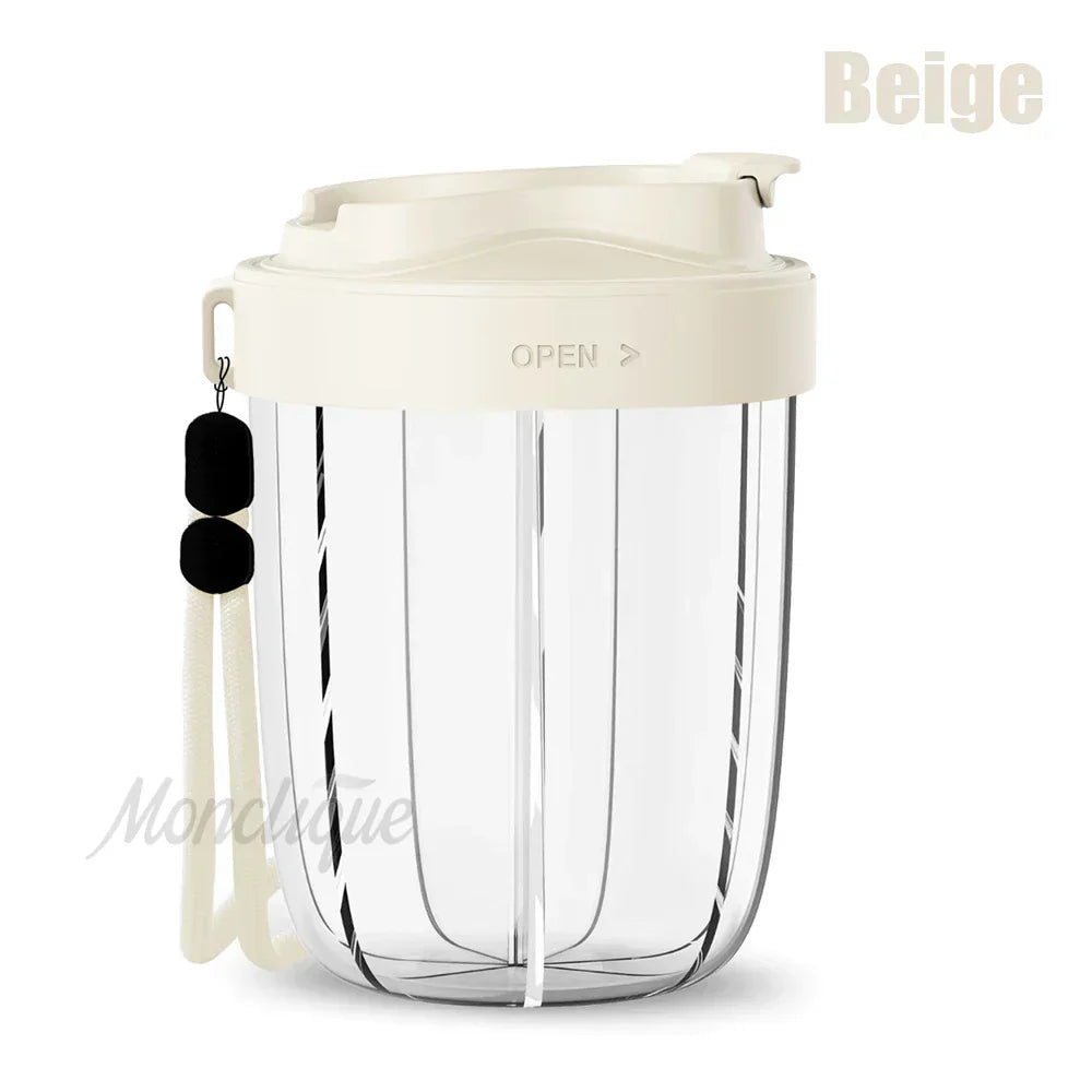 BowLift | Pilliora Travel Pill Box | BPA-free & Hygienic | Anti-Mix System | With Carrying Loop