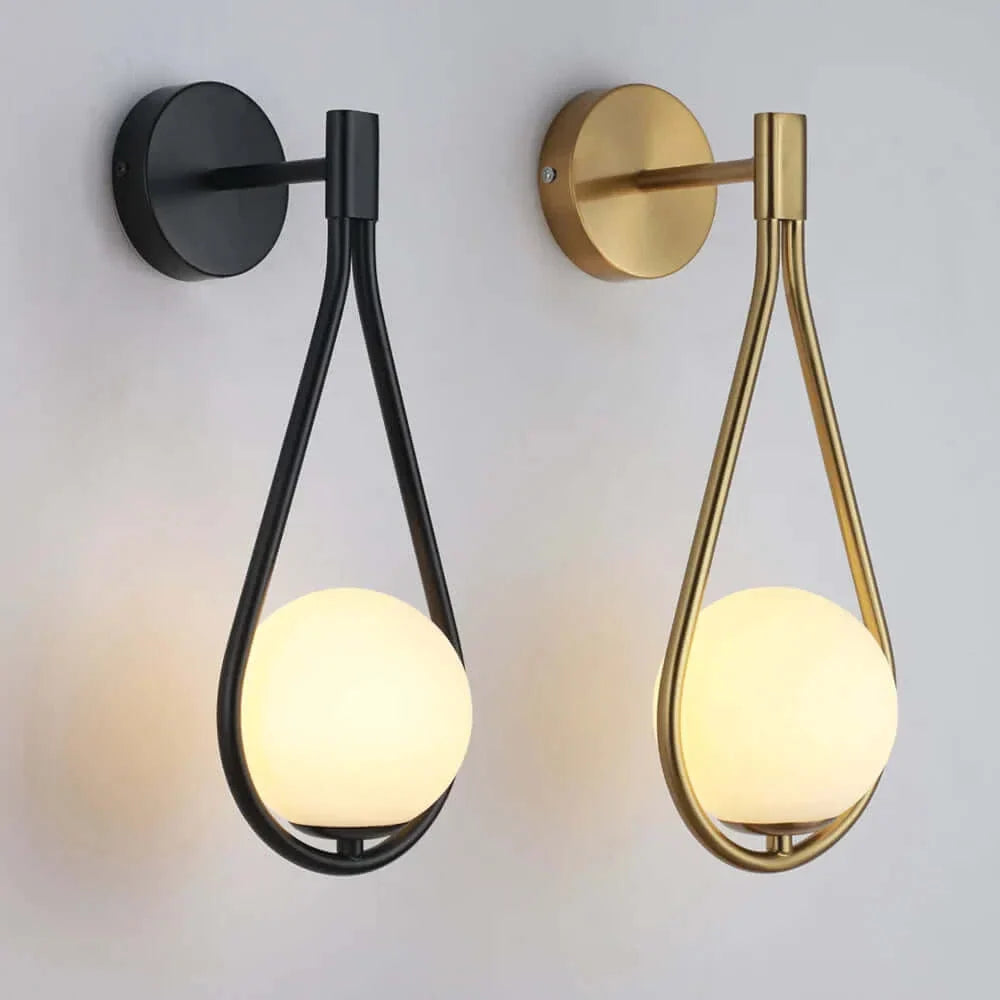BowLift | Drop Luxury Glass Balls Wall Lamp