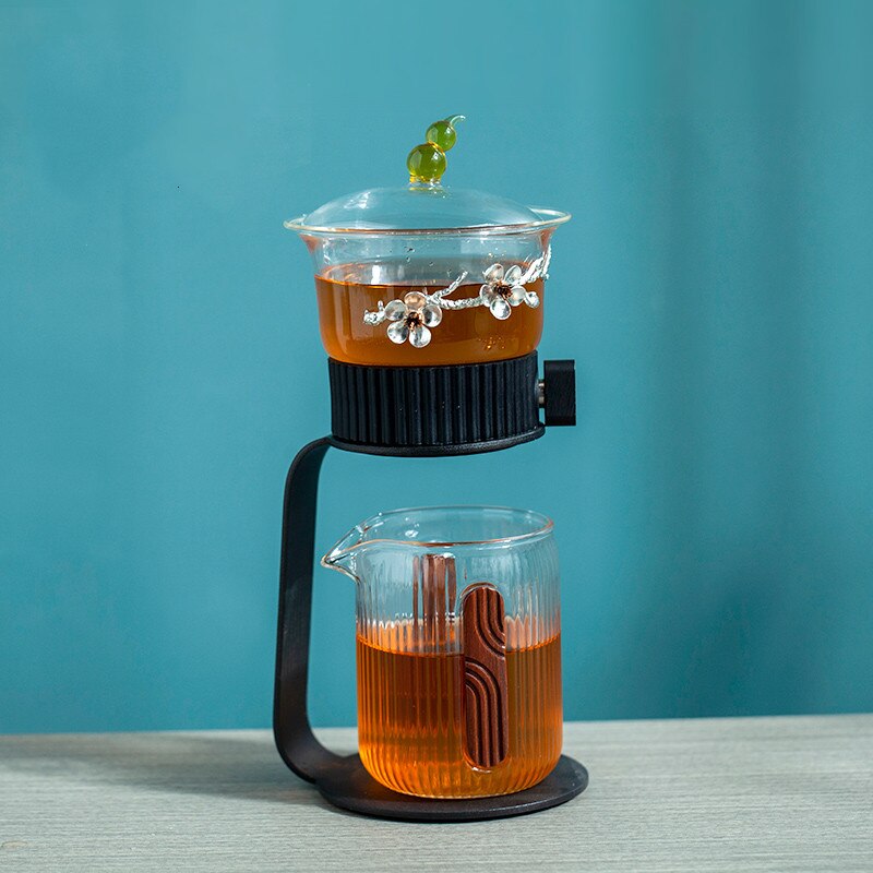 BowLift | Ancient Mystery Leaf Glass Teapot