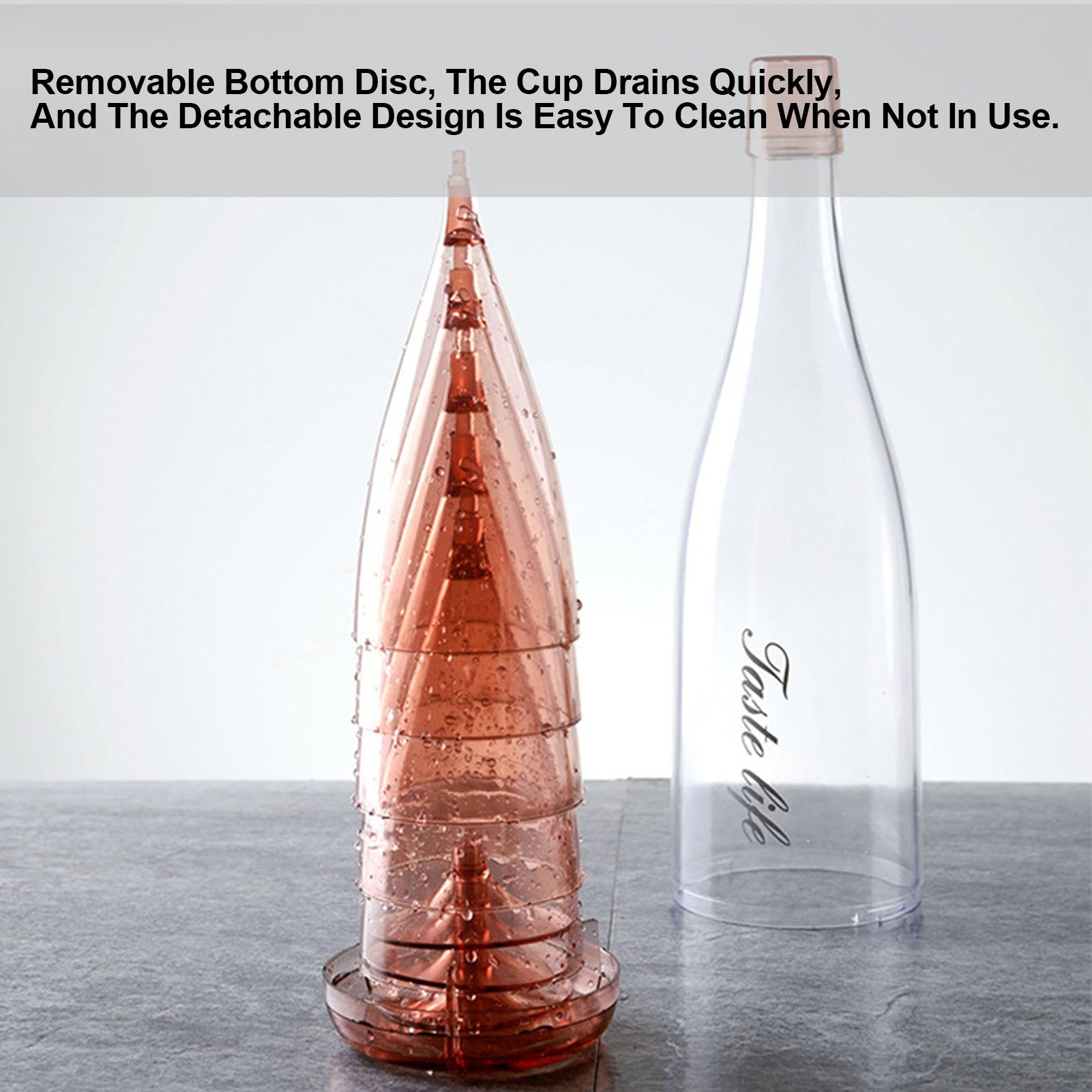 BowLift | Creative Detachable Drink Glasses with Bottle