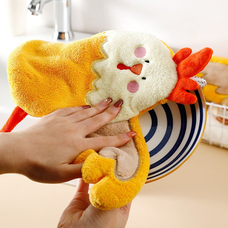BowLift | Chicken Shaped Quick Drying Hand Towel