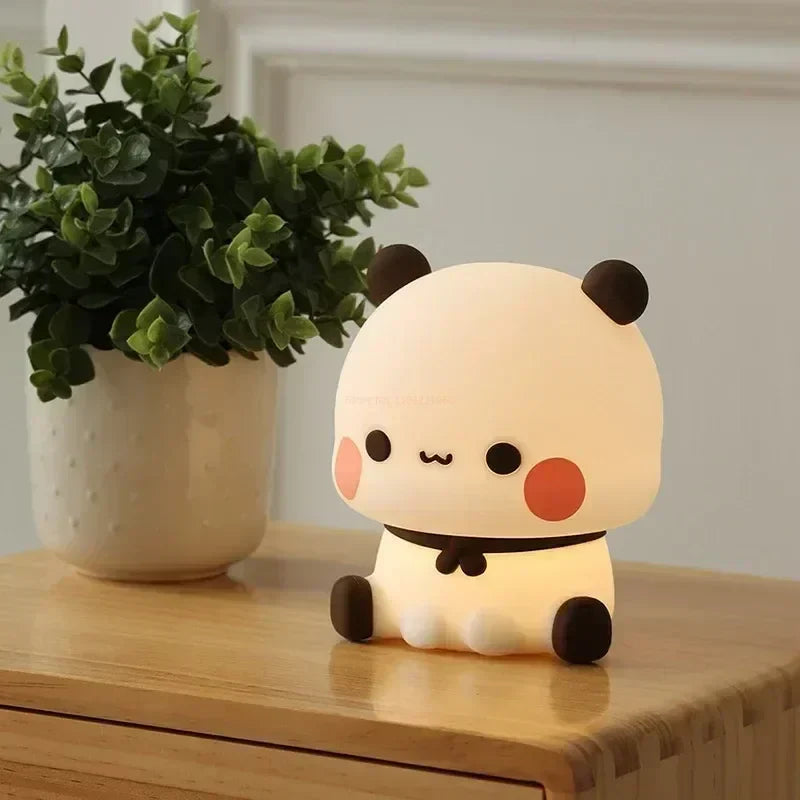 BowLift | LED Night Light Bear Panda Bubu and Dudu Lamp Cute Cartoon Night Lights Toy Gifts Animal Peripheral Bedroom Decorative Living Room