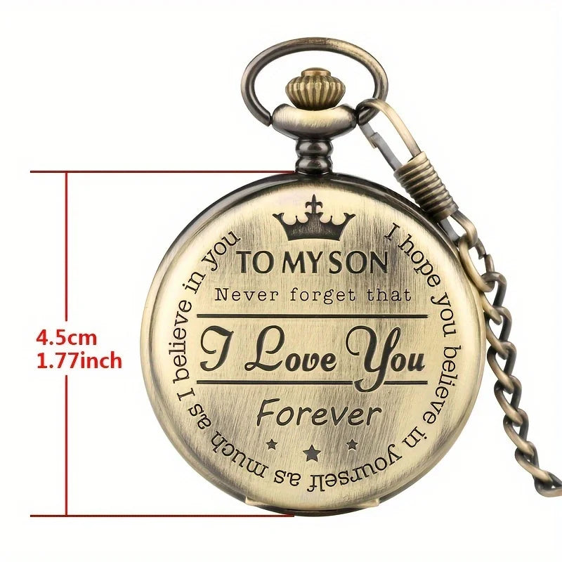 BowLift | Engraved Vintage Pocket Watch