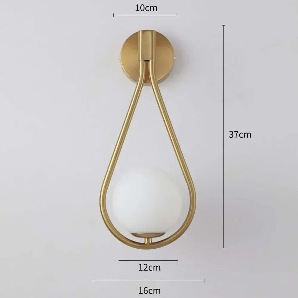 BowLift | Drop Luxury Glass Ball Wall Light