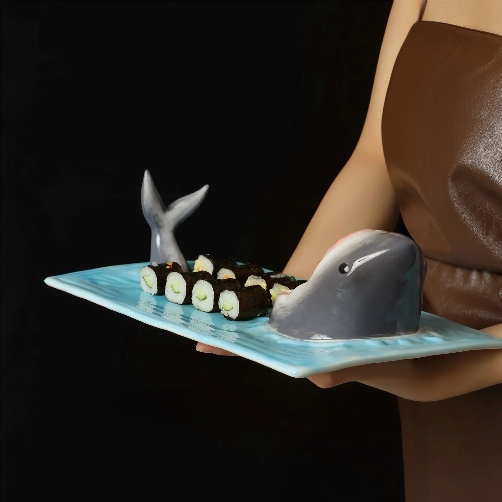 BowLift | Shark Bite Sushi Serving Platter