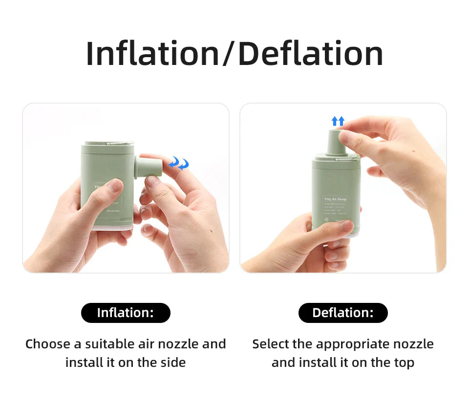 BowLift | 3 in 1 Electric Mini Wireless Air Compressor