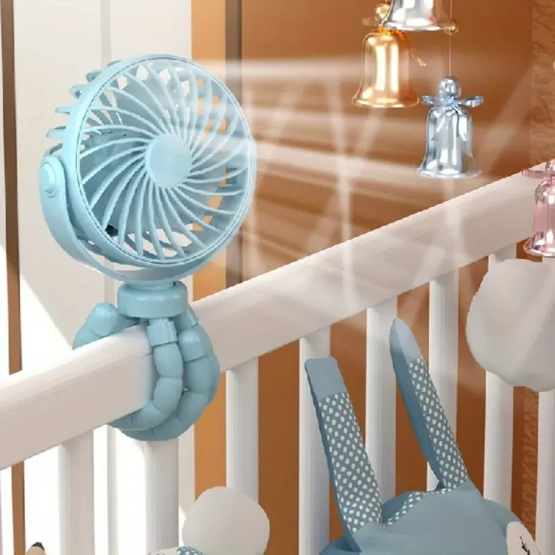 BowLift | Breziona Mini-Fan | 360° Rotatable | USB & Battery | 3 Levels | Ultra-Compact