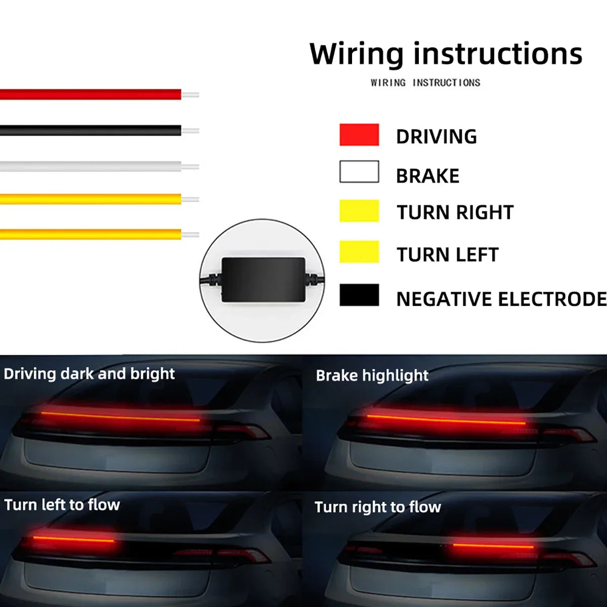BowLift | Carbon Fiber Car LED Spoiler Light Strip