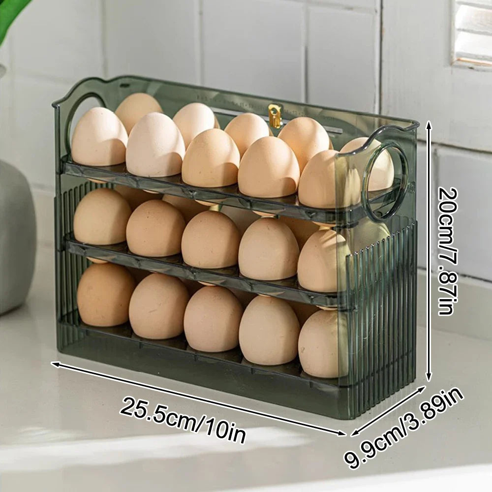 BowLift | 3-layer Flip Egg Storage Box