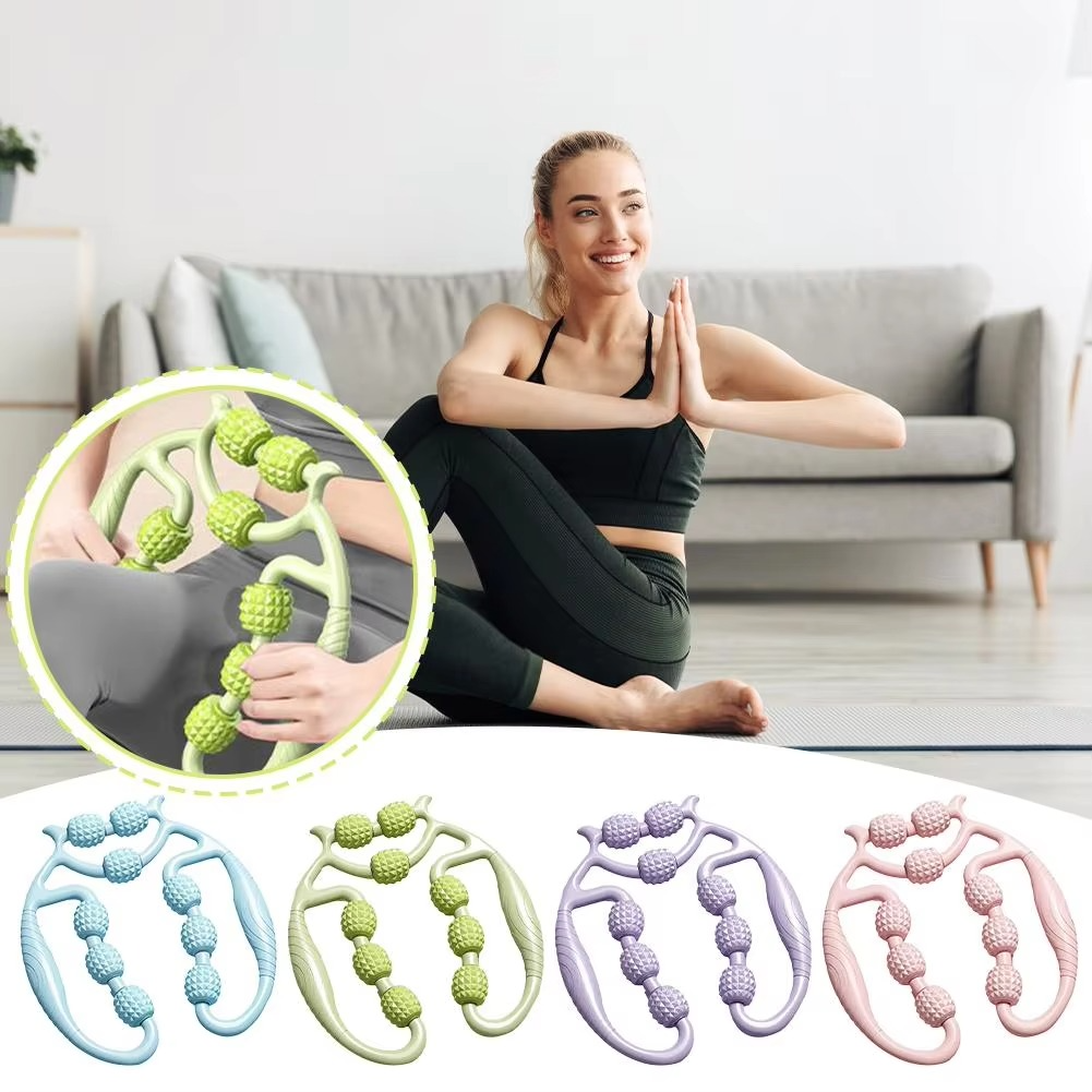 BowLift | Circular Leg Massage Roller Clips for Muscle Relaxation and Recovery