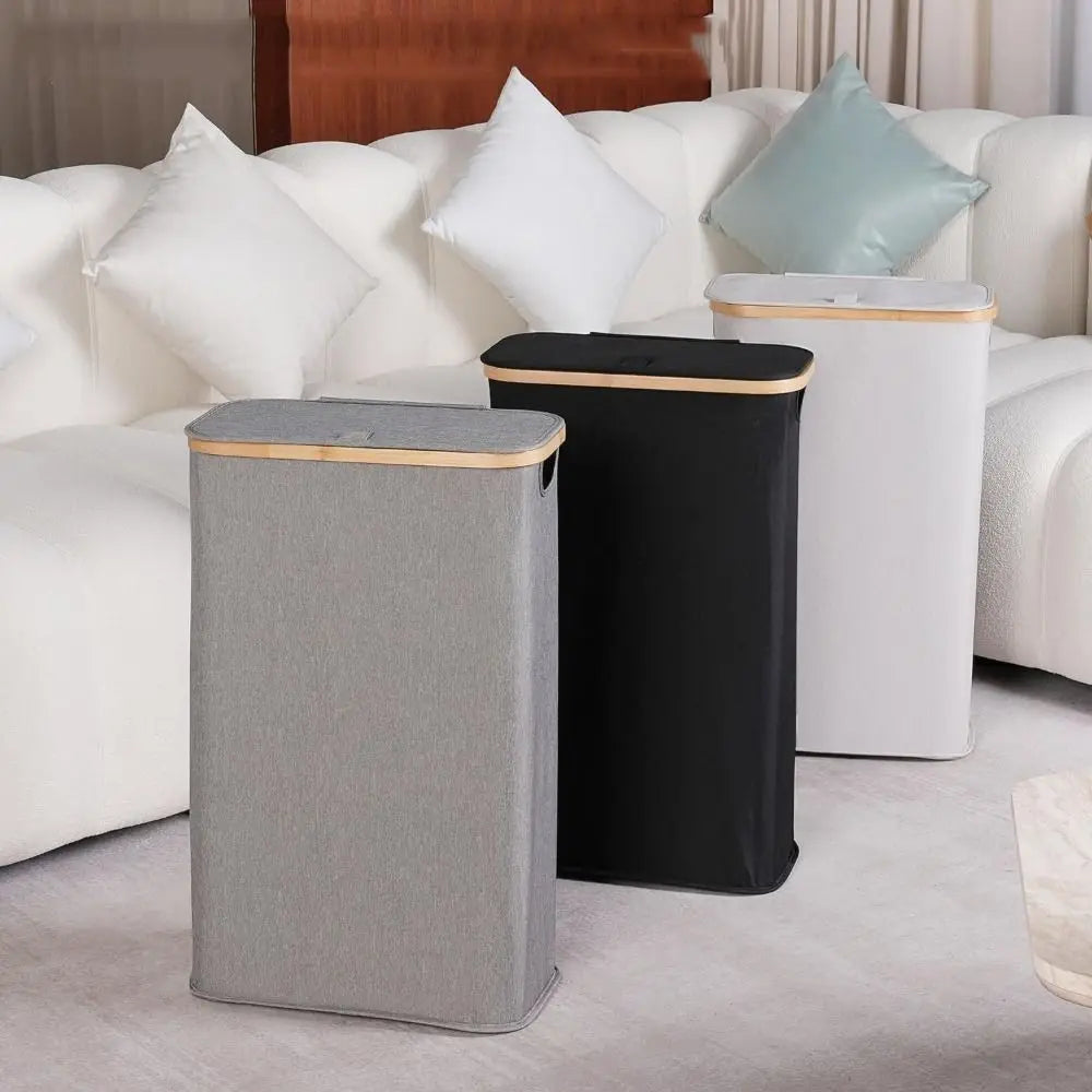 BowLift | Collapsible Laundry Basket with Inner Bag