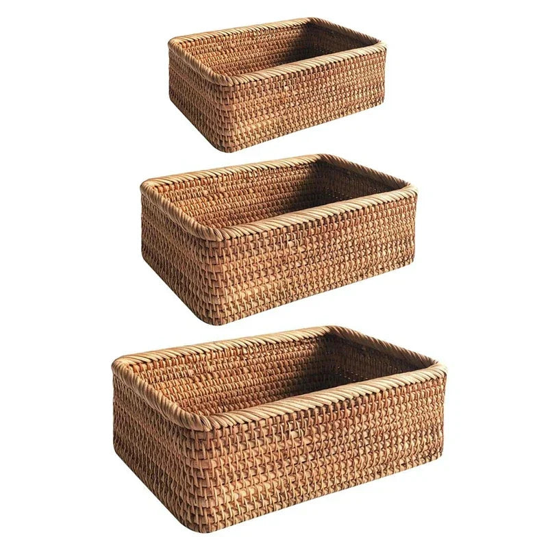 BowLift | Handwoven Rattan Willow Basket for Storage