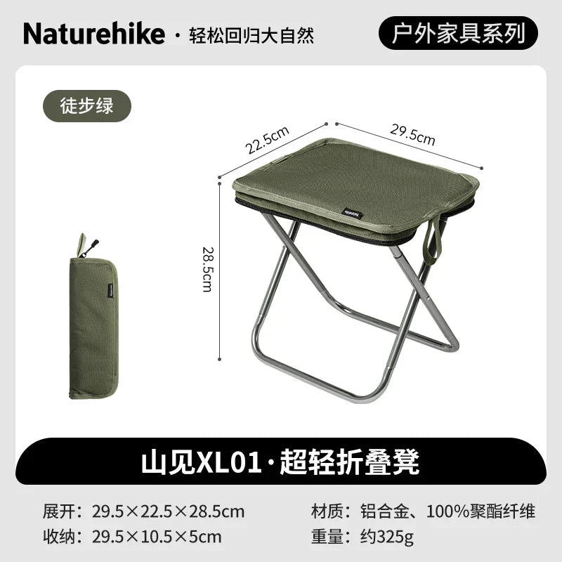 BowLift | Campulux Folding Chair | Padded & Foldable | Ultralight & Stable | For Outdoor & Travel