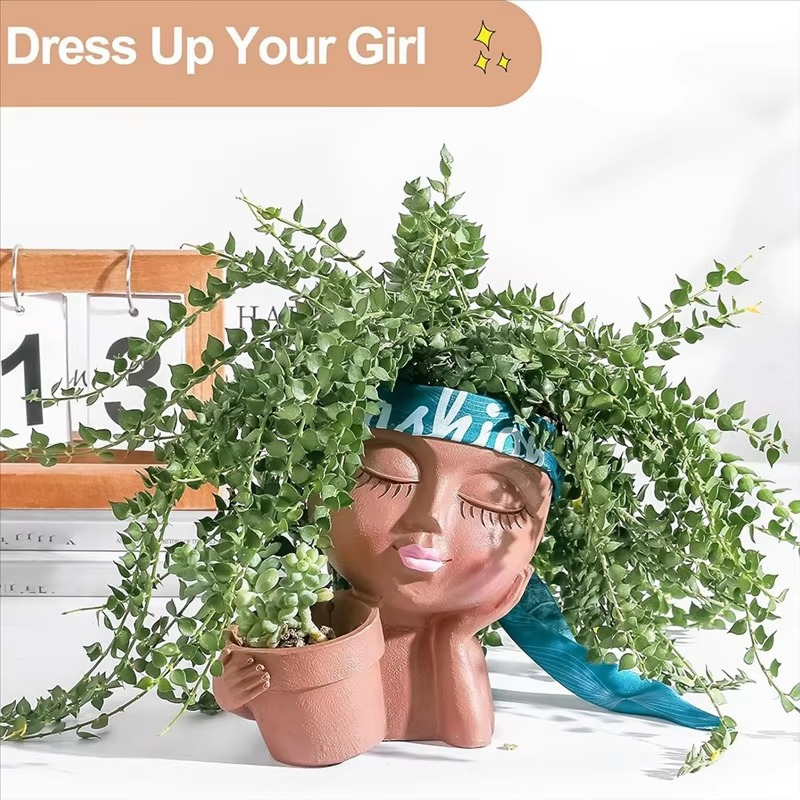 BowLift | Chic Dual Face Head Planters for Indoor and Outdoor Use