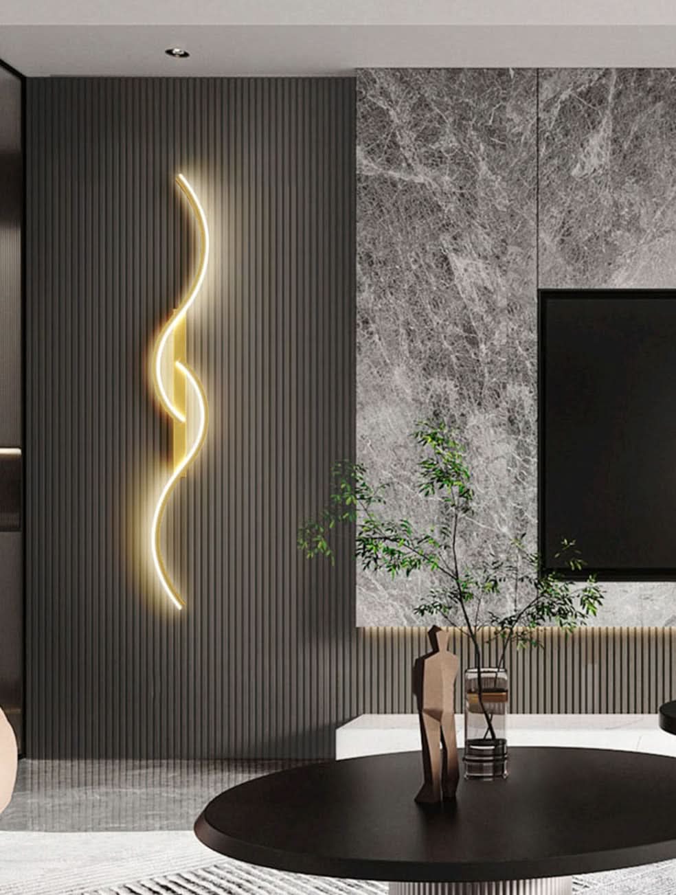 BowLift | GlowCraft LED Wall Light – Modern Design
