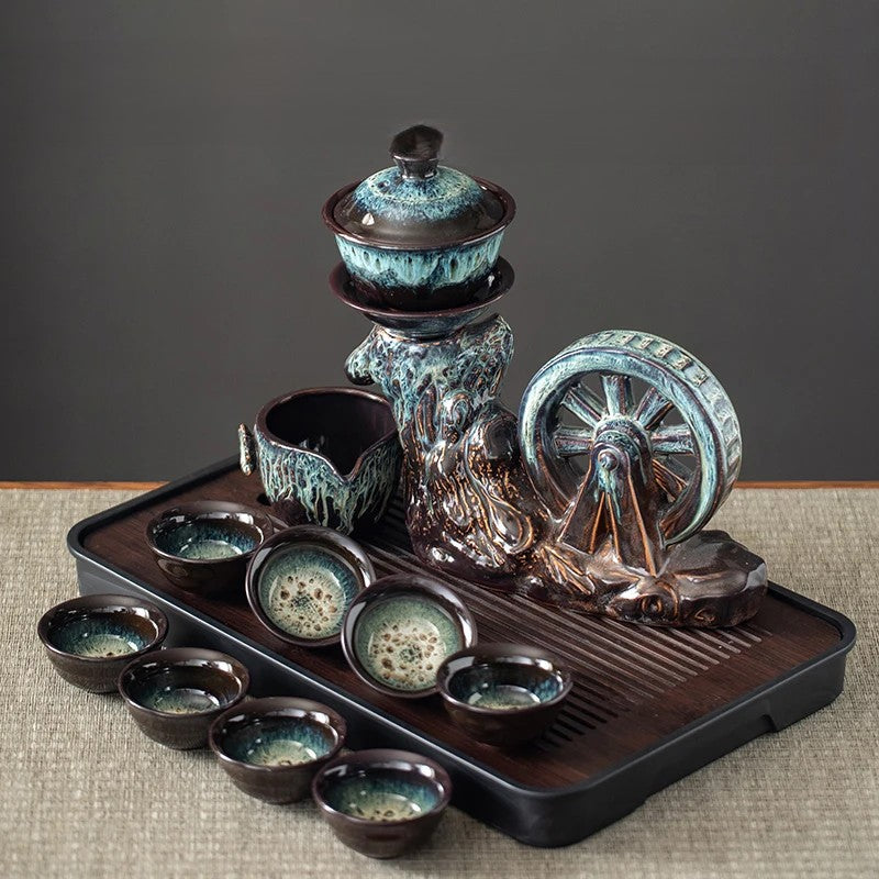BowLift | Rotating Handcrafted Tea Ceremony Set