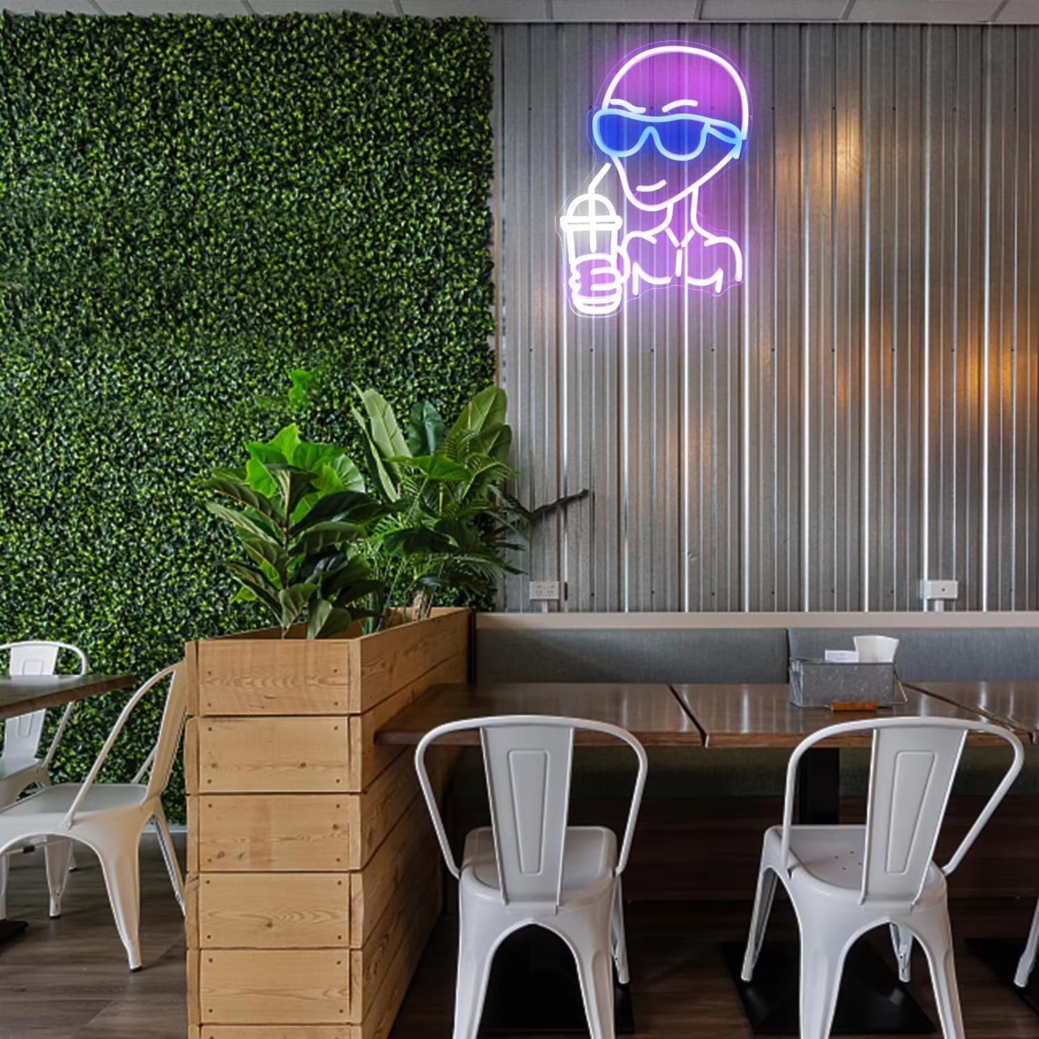 BowLift | Cosmic Alien Neon LED Sign for Unique Home and Party Decor