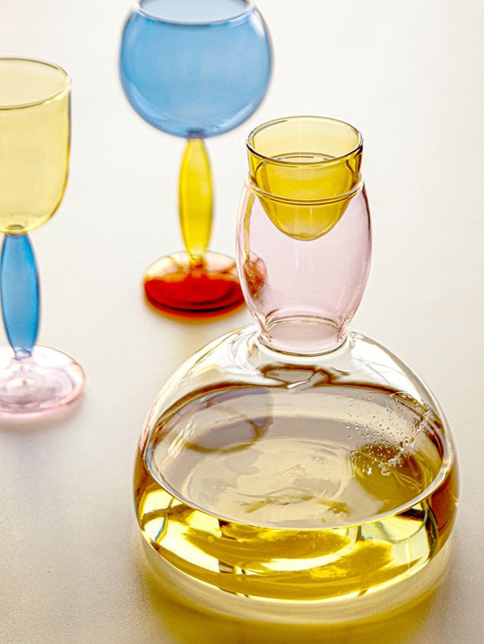 BowLift | Borosilicate 3-Color Glassware - Wine Glass