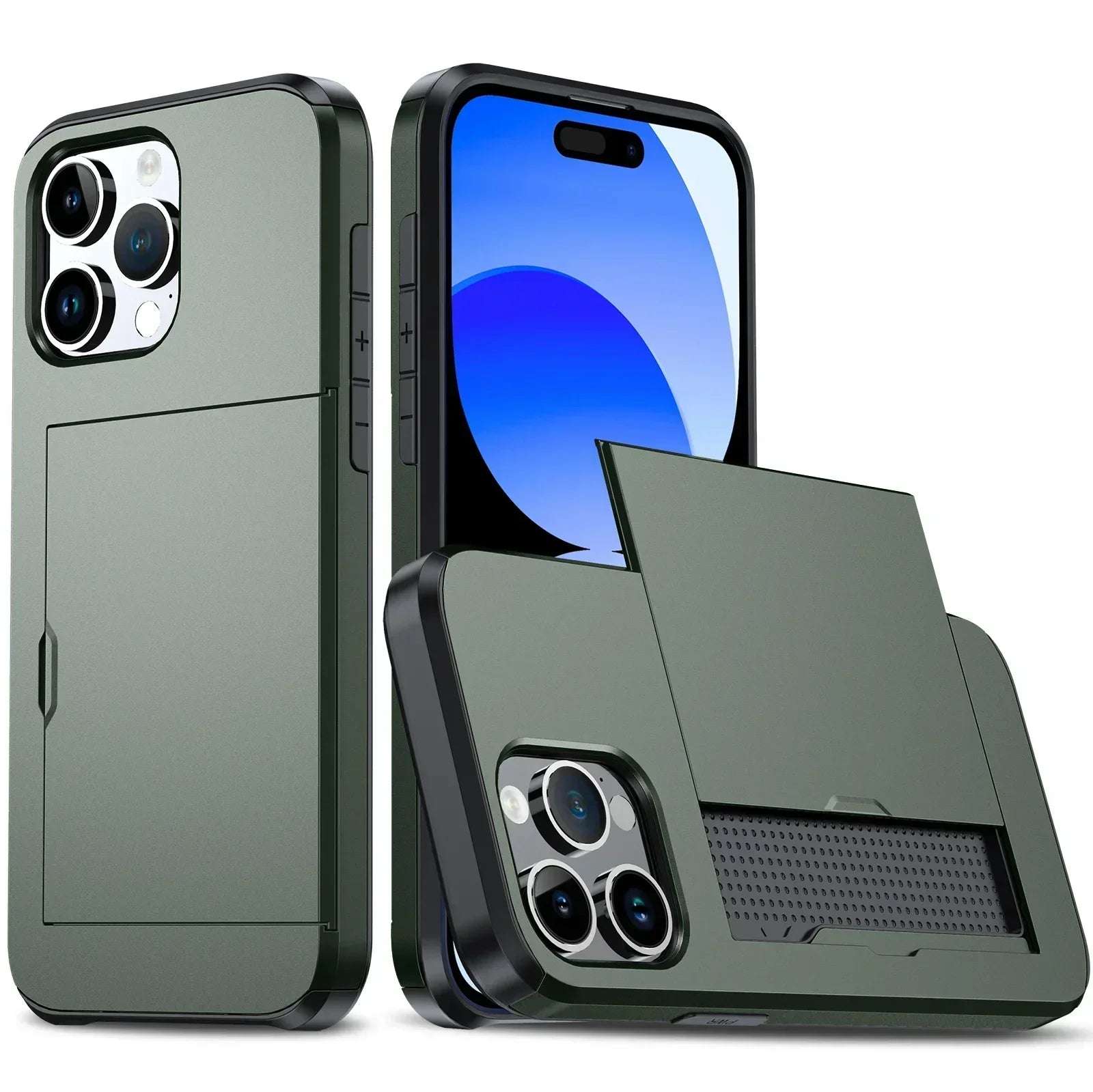 BowLift | LuxShield iPhone Case with Card Holder | Slim Design | Card Storage | Protection & Style