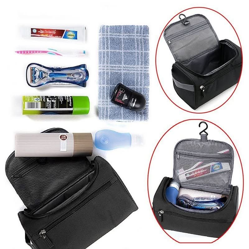 BowLift | Compact toiletry bag with hook & water-repellent design
