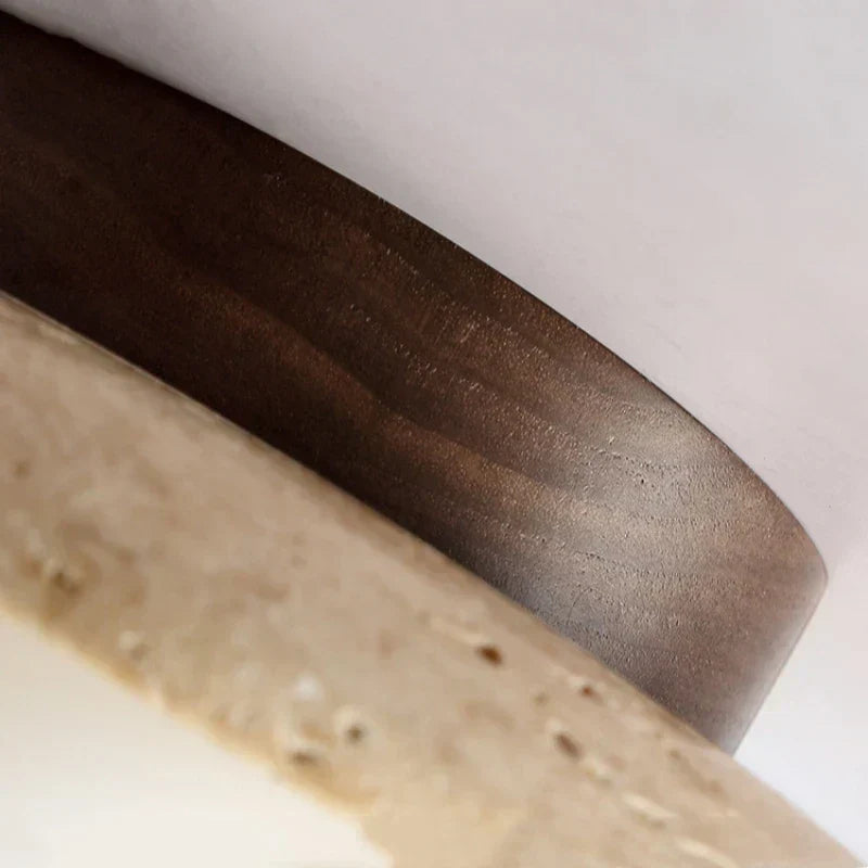 BowLift | ÉclatPierre – Elegant Travertine Recessed LED Light