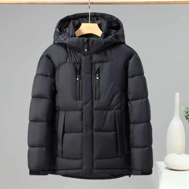 Variant image for Men's Parka Jacket Black Size L Waterproof-11