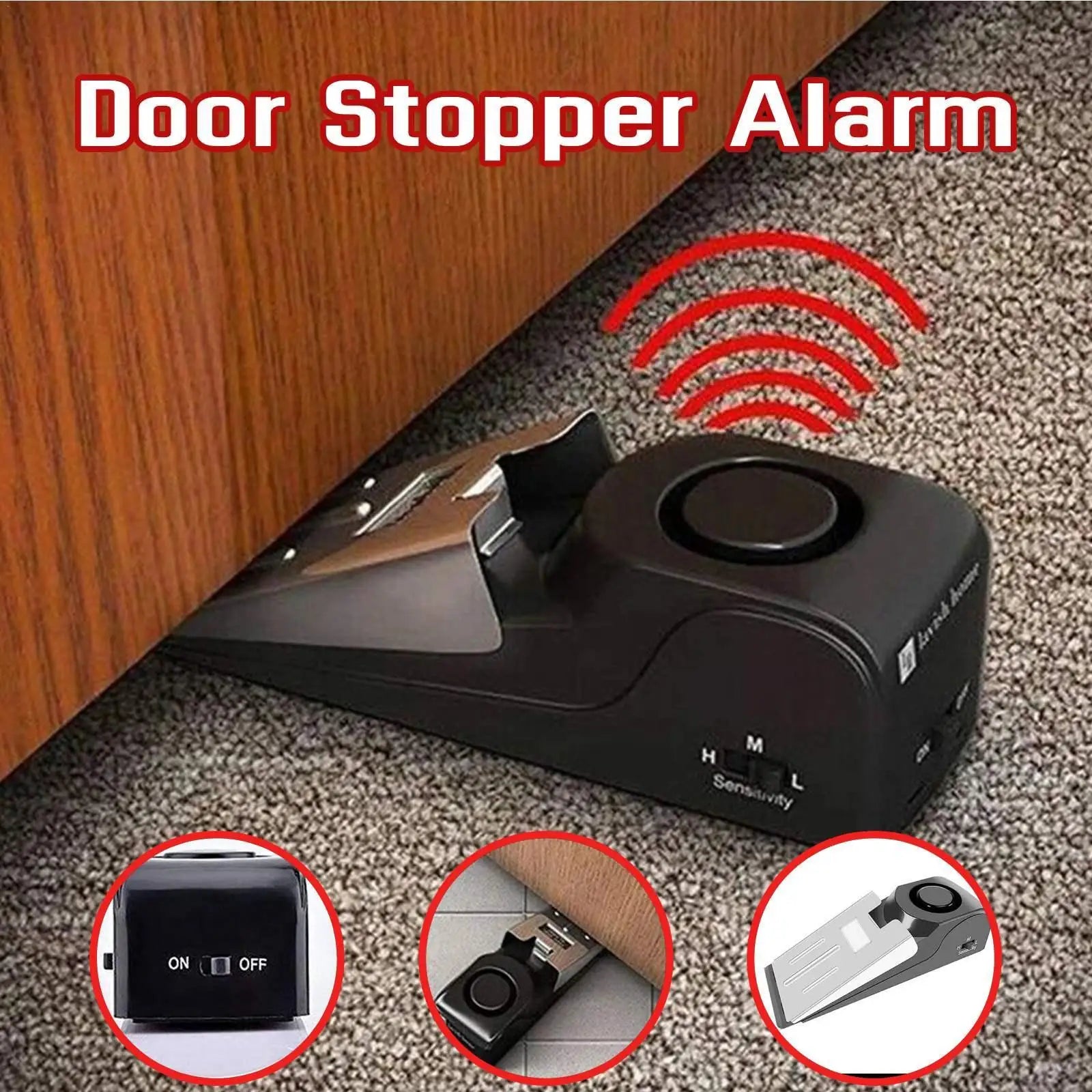 BowLift | Anti-theft Door Stopper Alarm