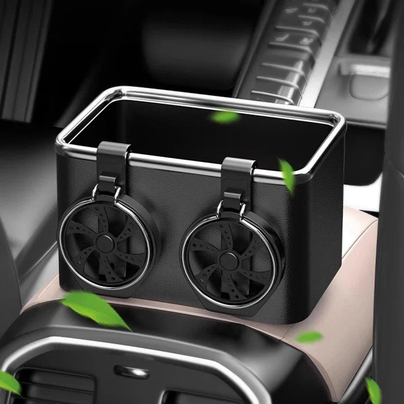 BowLift | Car Armrest Storage Organizer with Cup Holder