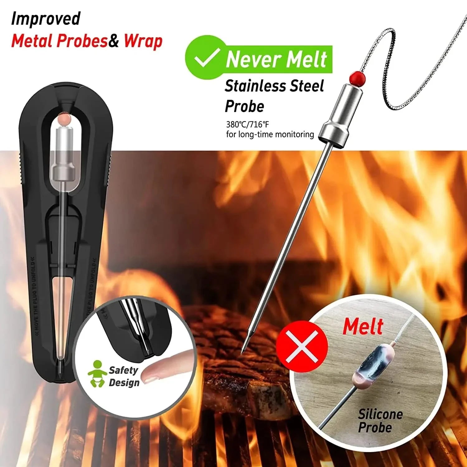 BowLift | Cordless meat thermometer for BBQ & grill