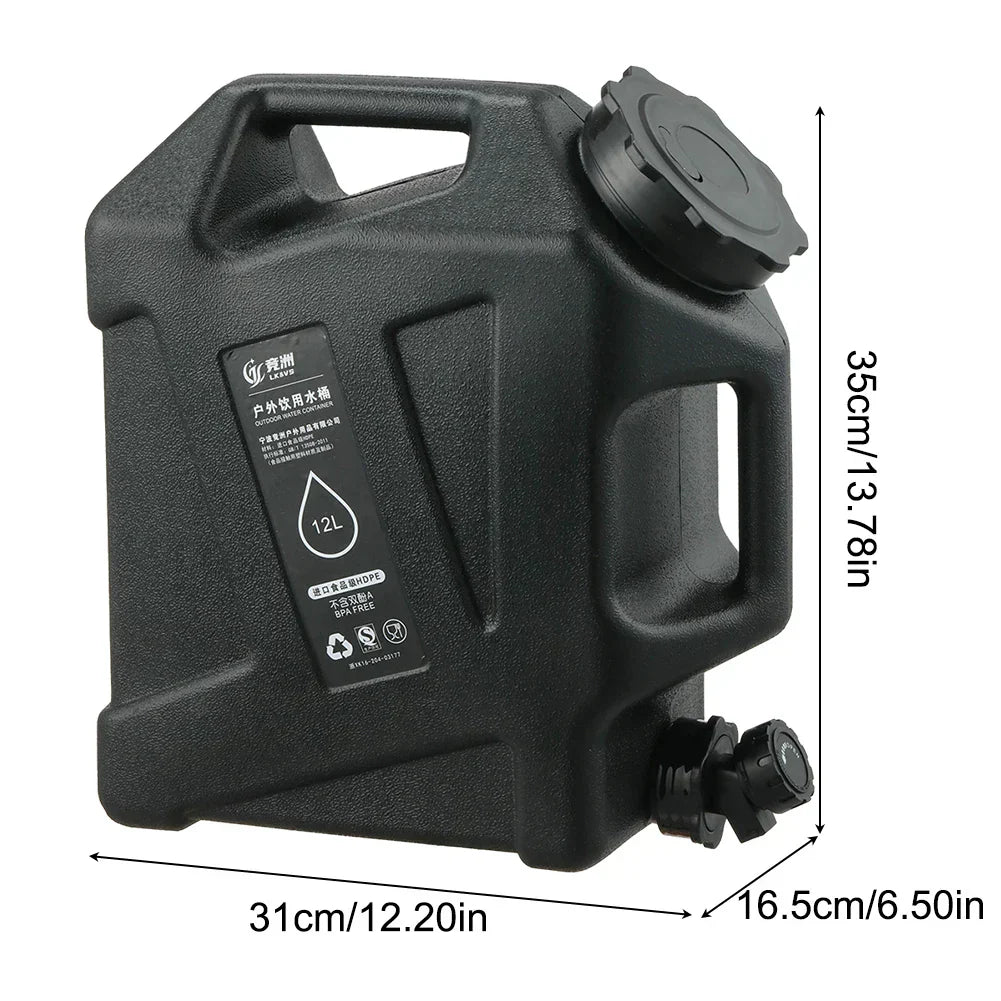 BowLift | Portable 12L water container with tap – Sturdy canister for outdoor and camping