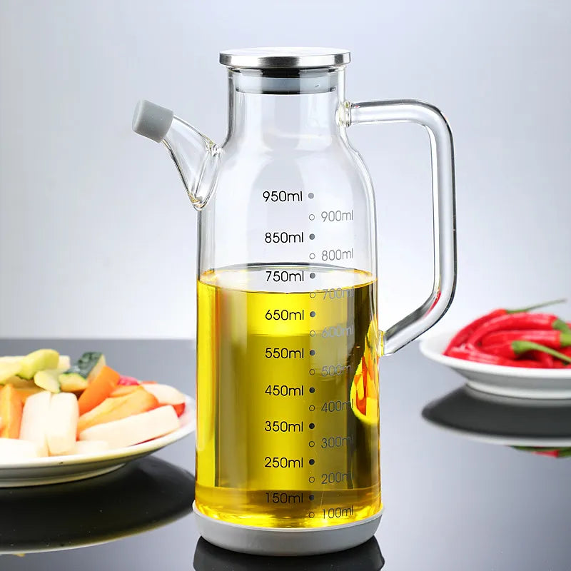 BowLift | Pure Glass Measuring Scale Oil Dispenser Bottle