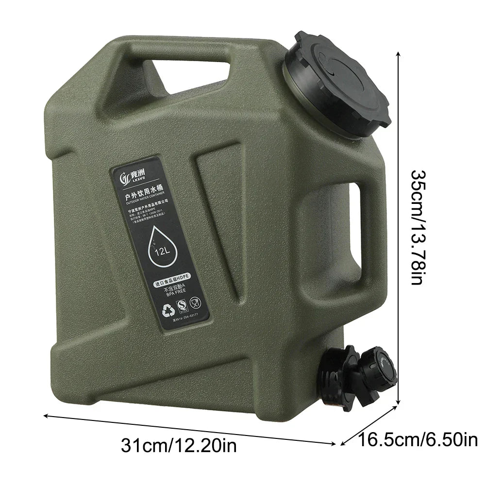 BowLift | Portable 12L water container with tap – Sturdy canister for outdoor and camping
