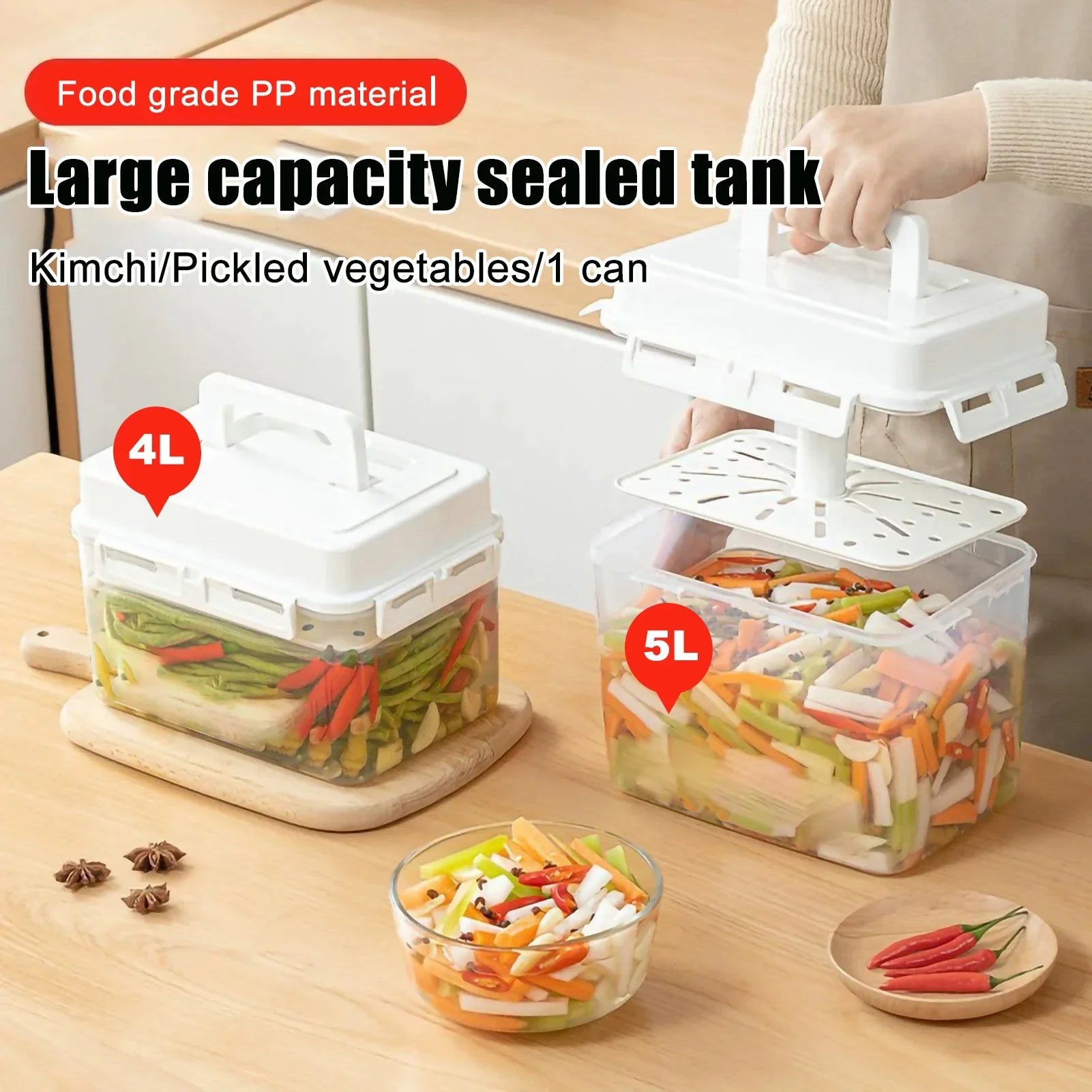 BowLift | Airtight Pickle Jar Fermentation Container