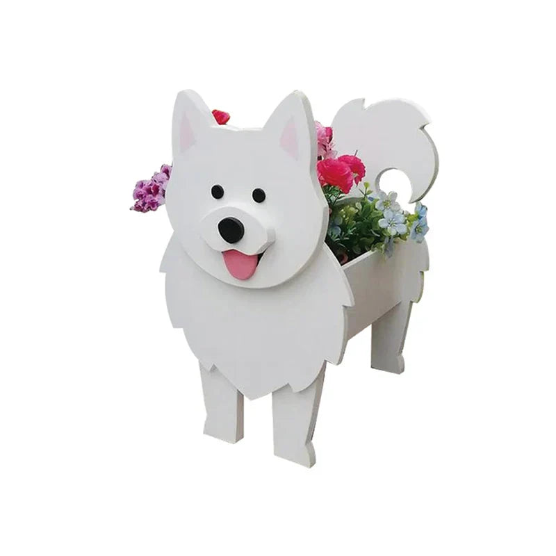 BowLift | Flower pot - Pawsome - Dog plant container - Various breeds