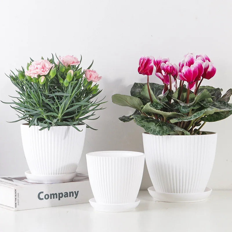 BowLift | Florava Flower Pot | Breakproof & Modern | For Indoors & Outdoors | Breathable Design