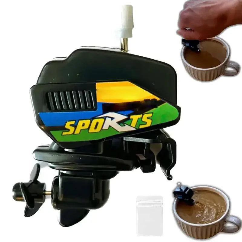 BowLift | Fun Boat Motor Coffee Mixer Gadget