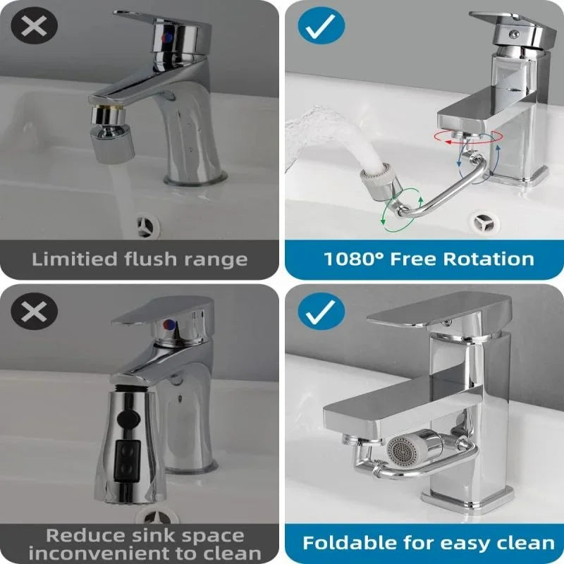 BowLift | Rotating Multi-Purpose Universal Anti-Splash Faucet Extender