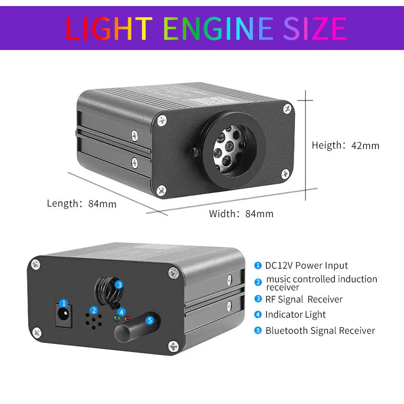 BowLift | RGB Fade Fiber Optic Ceiling Atmosphere Light