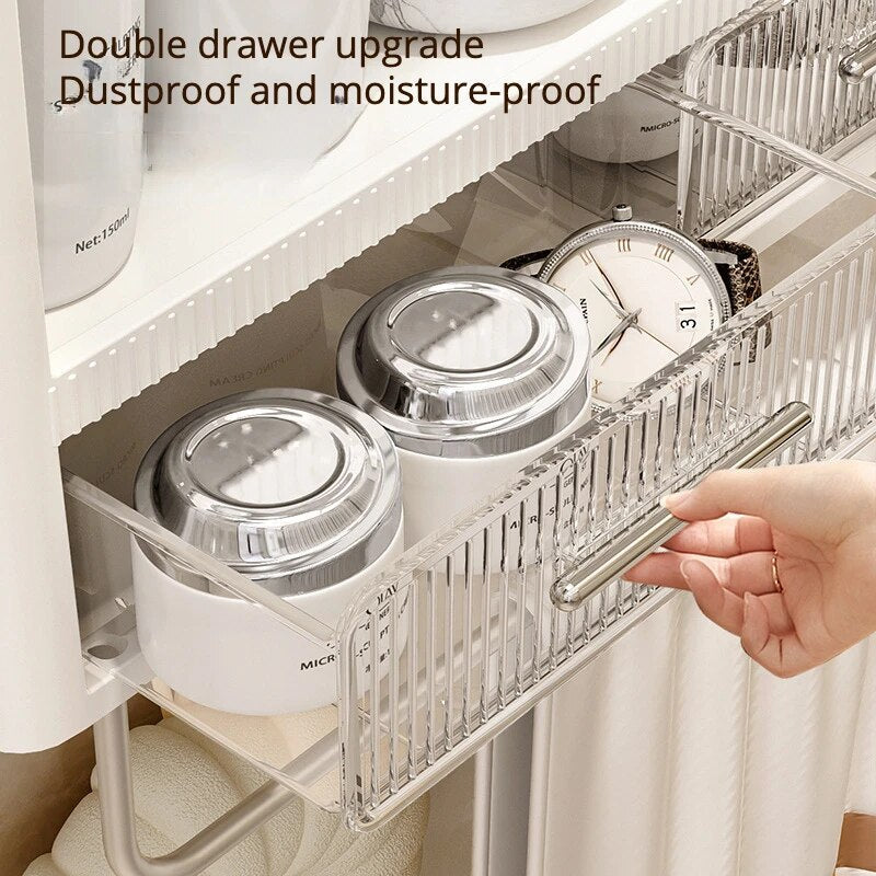 BowLift | Home Essential Punch-Free Bathroom Organizer Shelf