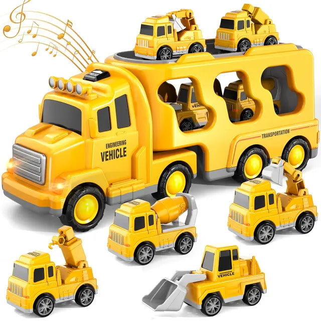 BowLift | Double-Decker Toy Truck with Mini Cars & Music
